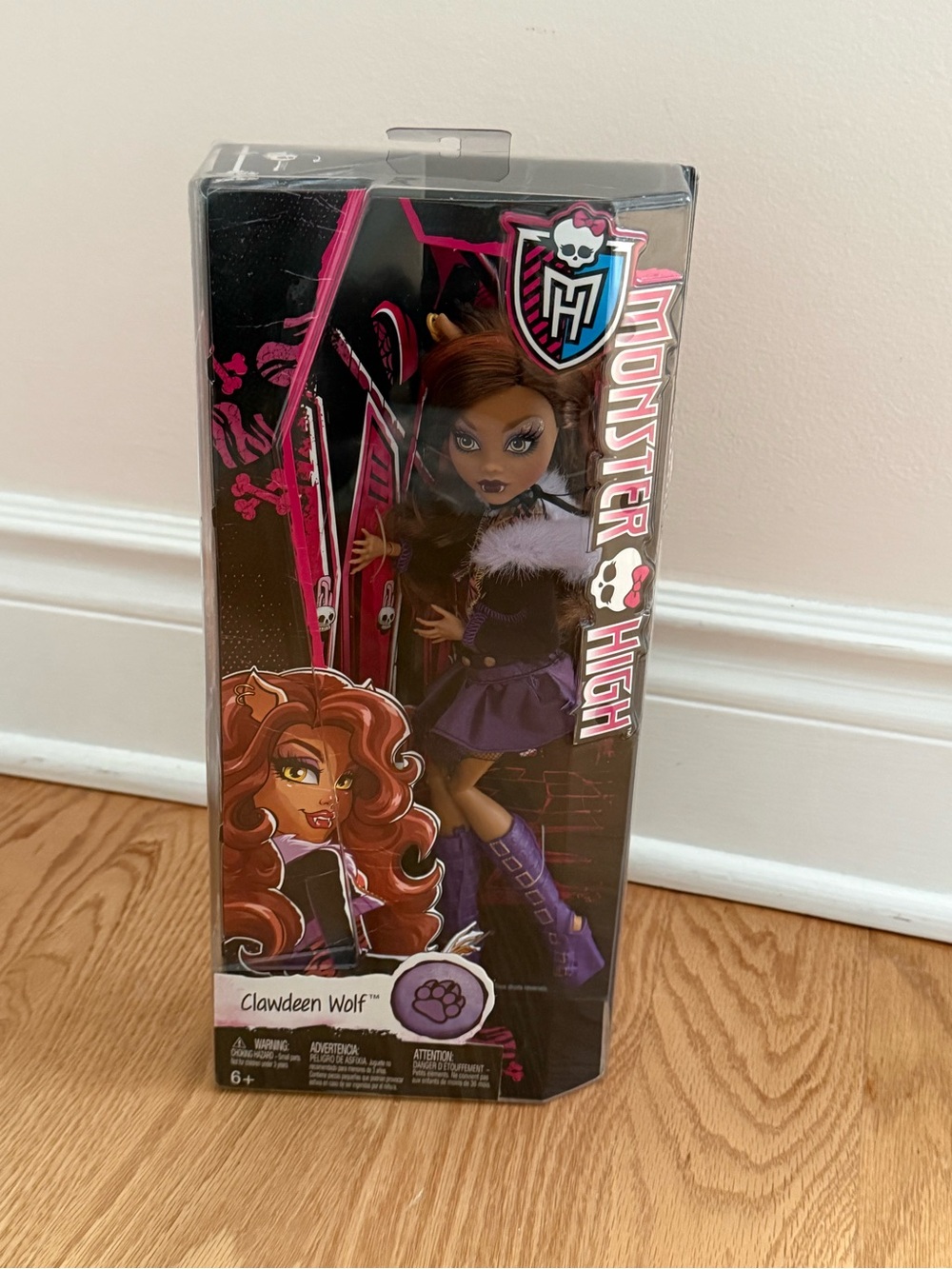 MONSTER HIGH 2014 CLAWDEEN WOLF ORIGINAL GHOULS NRFB NIB RARE HTF